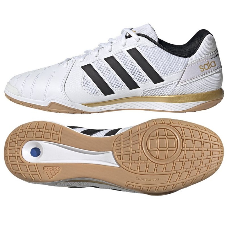 Scarpe da calcio Adidas Top Sala M HR0147 bianca bianca
