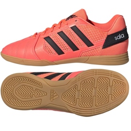 Scarpe da calcio Adidas Super Sala In Jr GW1700 rosso arance e rosse