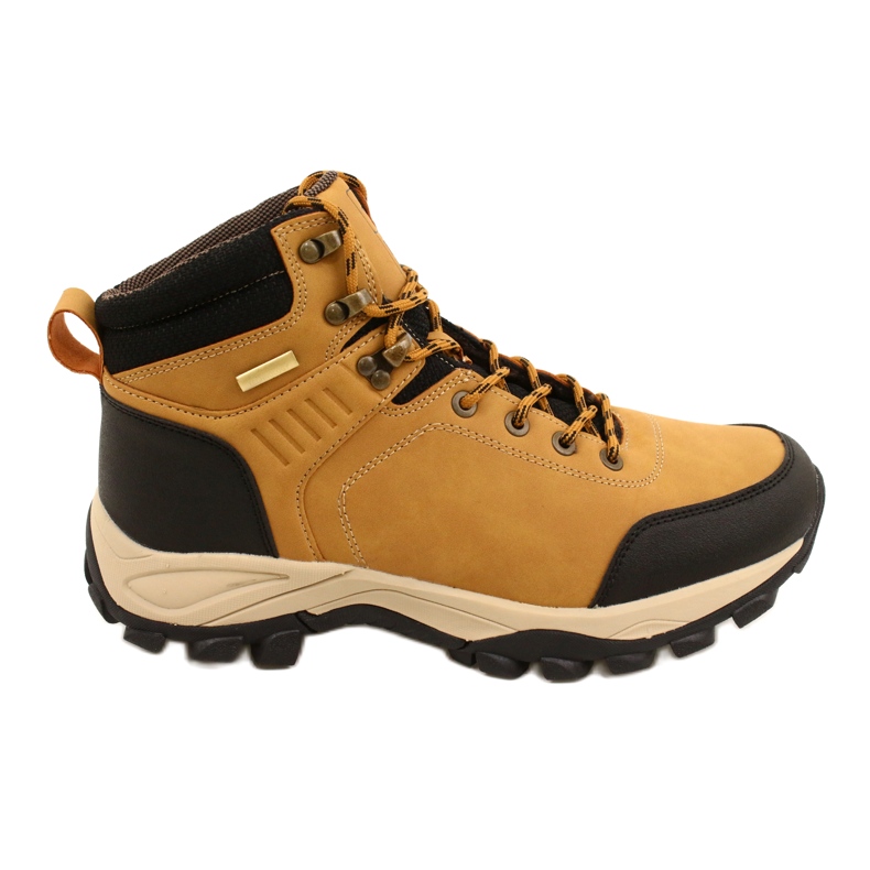 Evento Stivali da trekking isolati da uomo Camel 20MN20-3317 nero