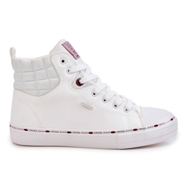 Sneakers Uomo High Insulated Cross Jeans KK1R4056C Bianche bianco
