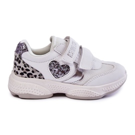 Scarpe sportive per bambini con velcro Big Star KK374022 White bianco