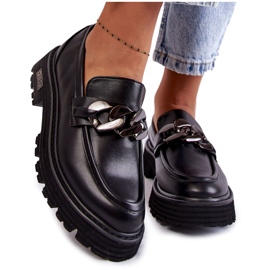 Scarpe in pelle da donna Big Star KK274498 Nero