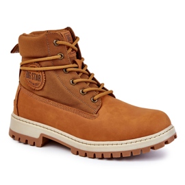 Trappers da uomo Memory Foam Big Star KK174203 Camel marrone