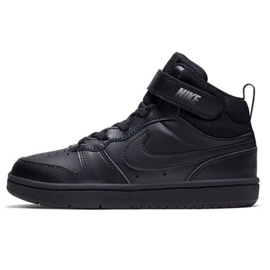 Nike Court Borough Mid 2 Jr CD7783 001 nero