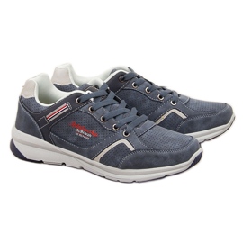 Scarpe sportive casual da uomo blu navy McBraun
