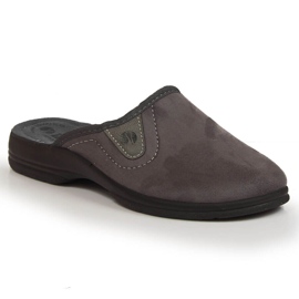 Comode pantofole da casa da uomo Inblu grigie grigio