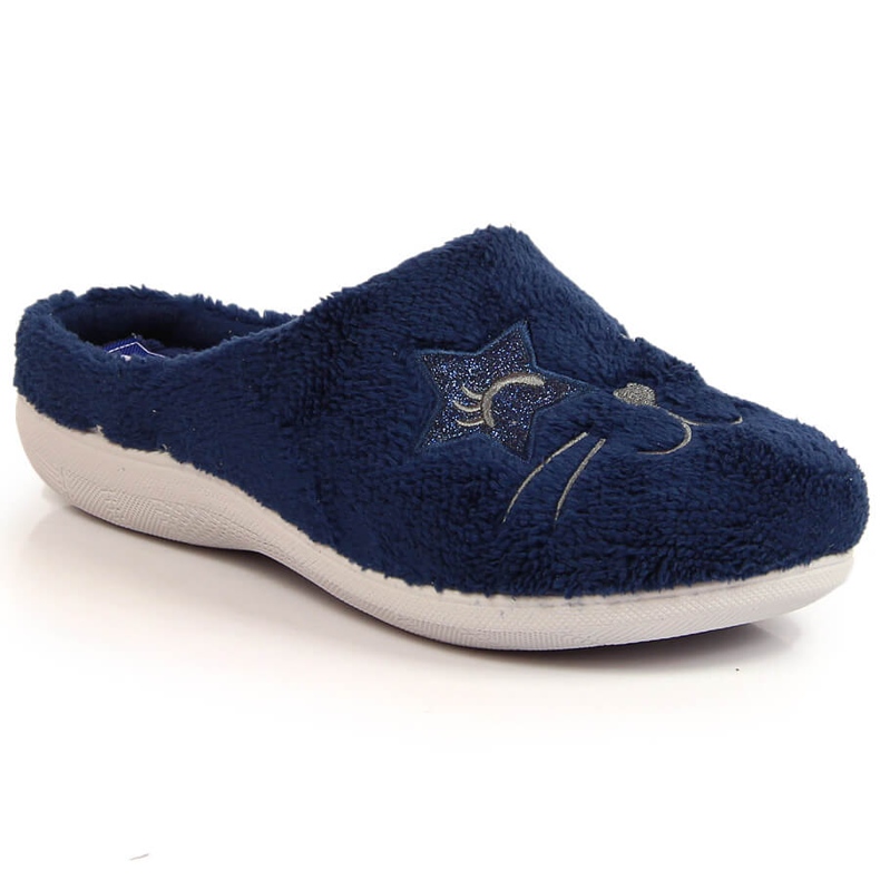 Comode pantofole da casa Inblu blu navy da donna
