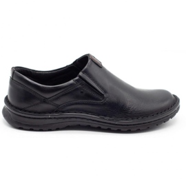 Joker Mocassini uomo in pelle neri 382 nero