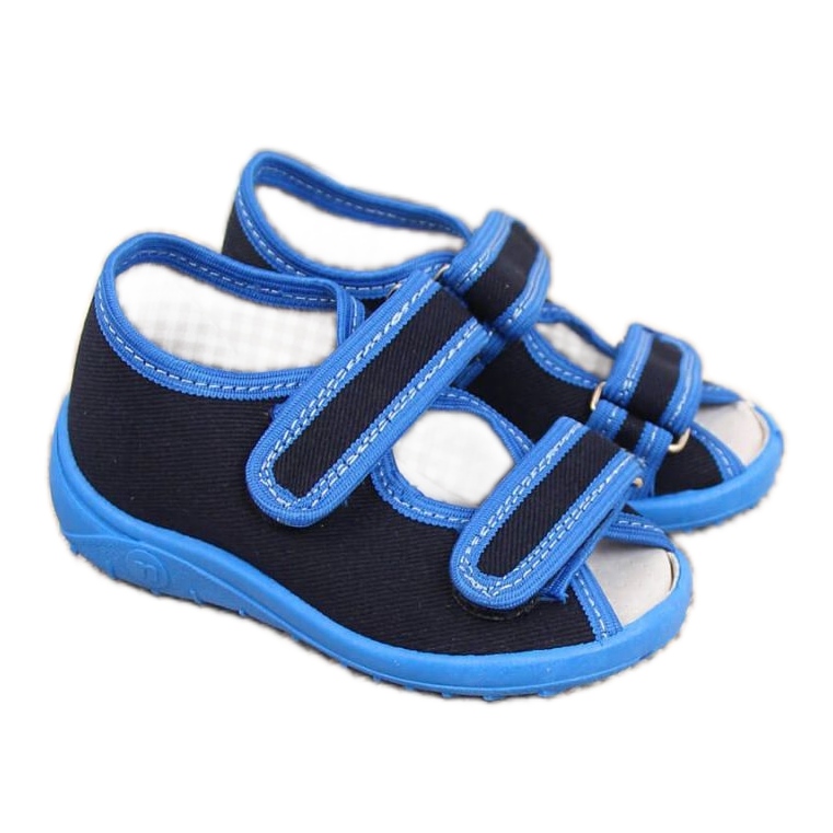 Ciabatte, sandali casa Nazo Jr. TEX4C blu