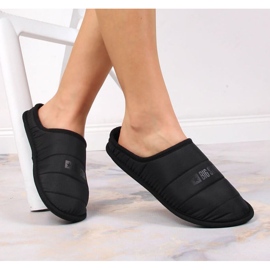 Pantofole slip-on isolanti Big Star INT1773B nero