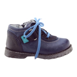 Stivali in pelle da ragazzo 1456 blu navy RenBut