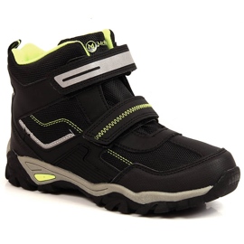 Scarpe McKeylor in velcro nere per ragazzi nero verde