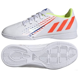 Scarpe da calcio Adidas Predator Edge.4 In Jr GV8499 bianco bianco