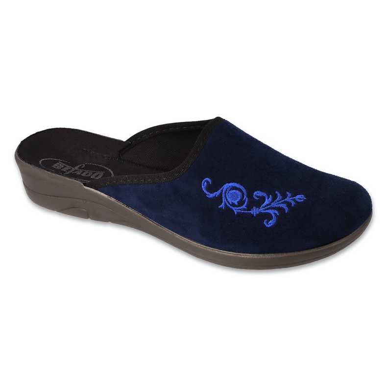 Ciabatte da donna in pu Befado 552D017 blu navy