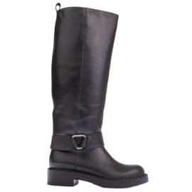 Marco Shoes Stivali con tomaia più ampia nero