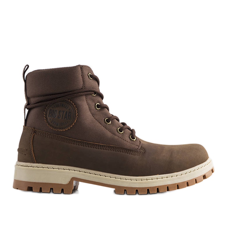 Scarponcini da trekking da uomo marroni Big Star KK174204-804 marrone