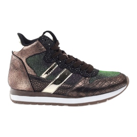 McArthur Scarpe sportive in rame metallico femminile marrone
