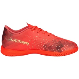 Scarpe da calcio Puma Ultra Play It Jr 106927 03 rosso arance e rossi