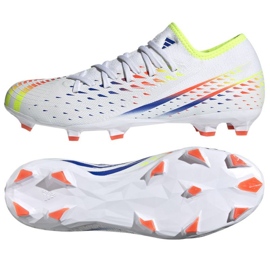Scarpe da calcio Adidas Predator Edge.3 L Fg M GW0995 bianca bianca