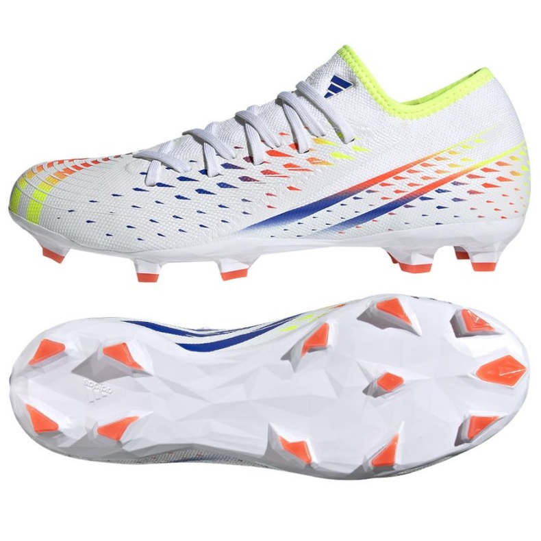 Scarpe da calcio Adidas Predator Edge.3 L Fg M GW0995 bianca bianca