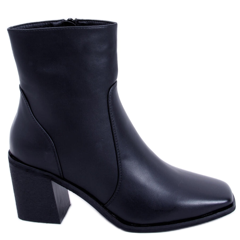 BM Stivaletti con tacco Dinah Black nero