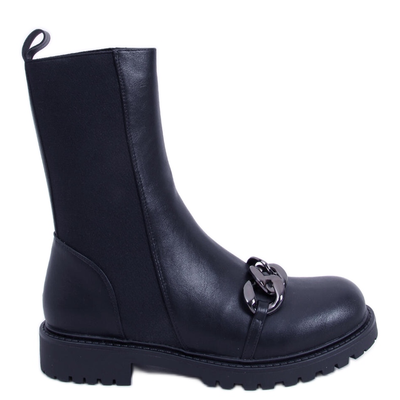 BM Stivali da donna con tomaia flessibile Corrin Black nero