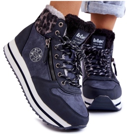 Stivali caldi da donna Lee Cooper LCJ-22-31-1450 blu navy