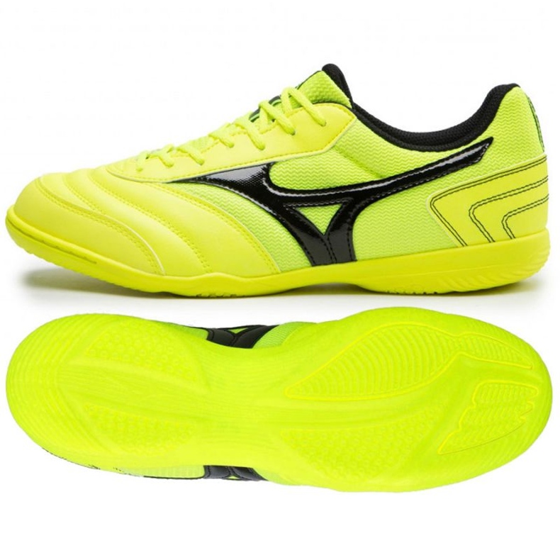 Scarpe da calcio Mizuno Mrl Sala Club In Q1GA220345 d'oro verde