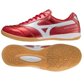 Scarpe da calcio Mizuno Morelia Sala Elite In Q1GA221060 rosso arance e rosse