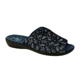 Ciabatte in feltro DIK41 BIO Nature Adanex 27780 blu