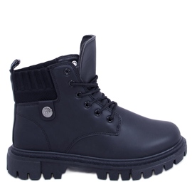 BM Stivali trapper da donna Atomic Black nero