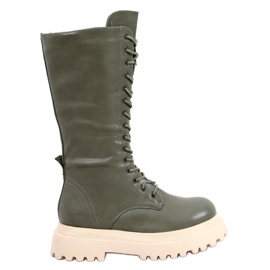 BM Stivali stringati Zona Green verde