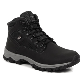 News Scarpe da trekking da uomo nere ad alto isolamento Novità nero