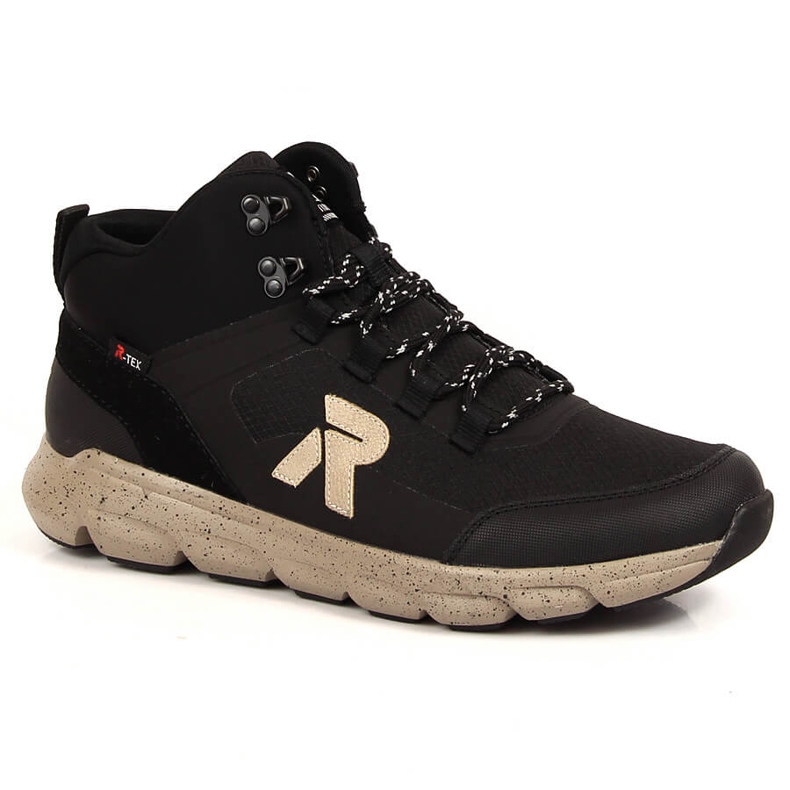 Stivali alti impermeabili da uomo Rieker Revolution 07862-00 neri rosso