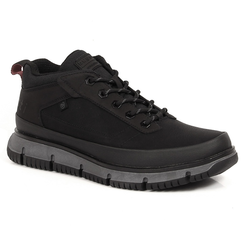 Scarpe alte comode da uomo nere Bugatti KK153231 nero