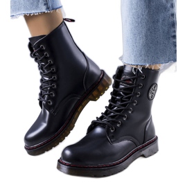 Stivali neri isolati LCJ-22-31-1437LA Lee Cooper nero