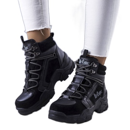 Stivali neri isolati LCJ-22-31-1441L Lee Cooper nero