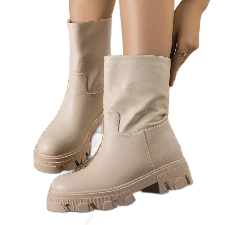 PA1 Stivali isolanti beige Nasidi