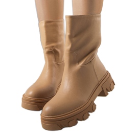 Stivali isolanti Nasidi marroni beige