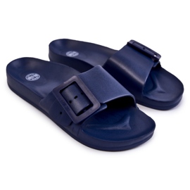 Ciabatte da donna con fibbia Big Star FF274A388 Navy Blue