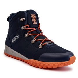 Scarpe da Trekking da Uomo Memory Foam Big Star KK174110 Blu Navy