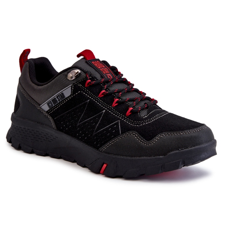 Scarpe da trekking basse da uomo Memory Foam Big Star KK174126 nere nero