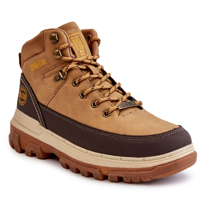 Trappers da uomo Memory Foam Big Star KK174119 Camel marrone