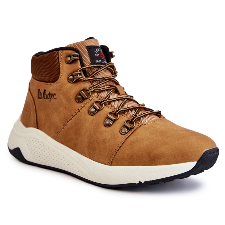 Scarpe da trekking calde da uomo Lee Cooper LCJ-22-31-1452 Camel marrone