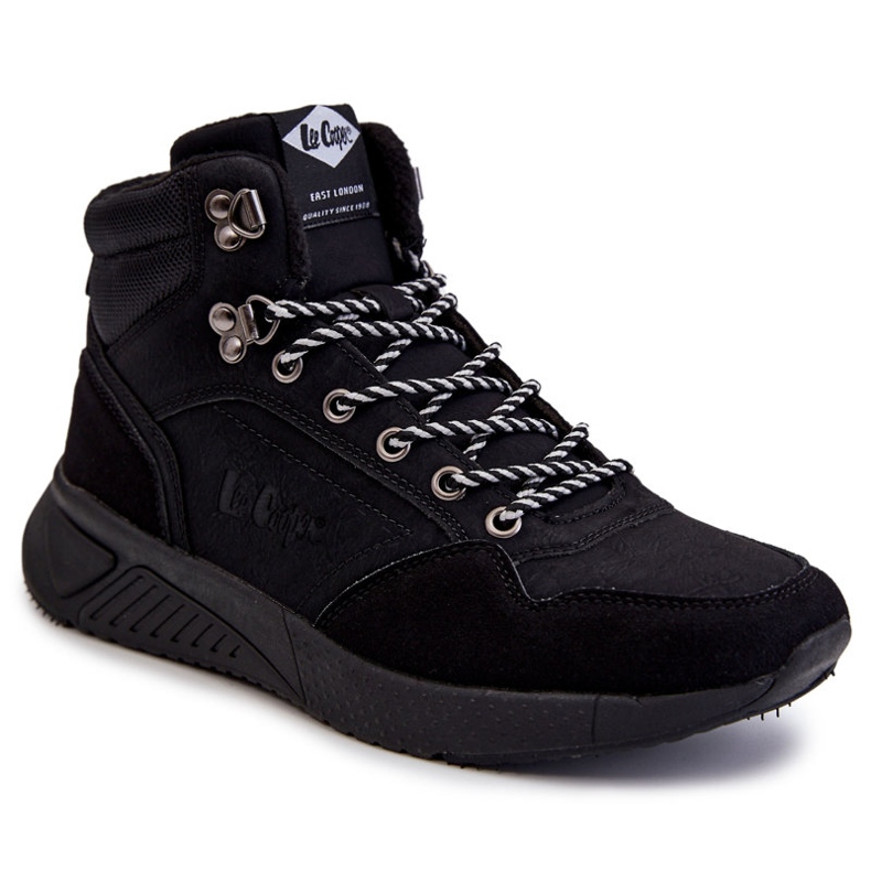 Stivali da uomo Caldi scarponi da trekking Lee Cooper LCJ-22-31-1457 Nero