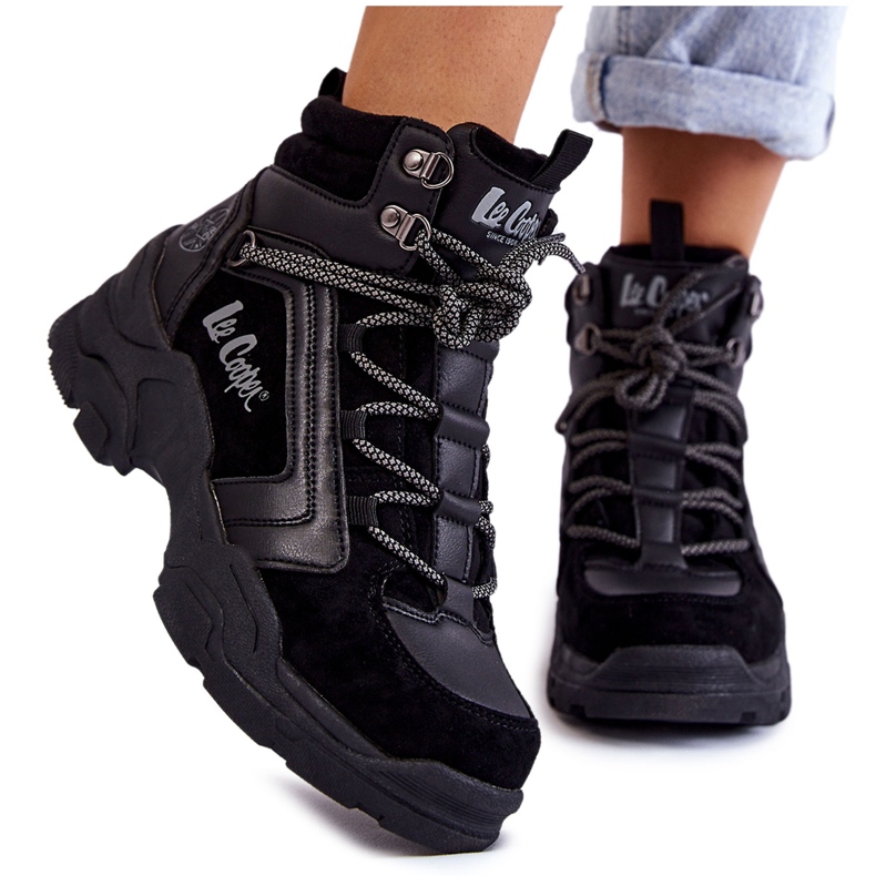 Scarpe da Trekking da Donna Trappers Lee Cooper LCJ-22-31-1441 Nere nero