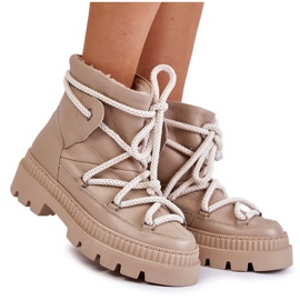 FILIPCZYK Stivali da neve alla moda da donna Beige Kallen