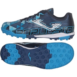 Scarpe da calcio Joma Propulsion 2203 Fg Jr PRJW2203TF blu blu e blu navy
