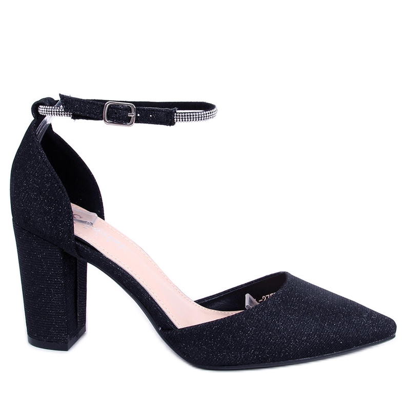 PA1 Décolleté formali sul palo Orchid Black nero