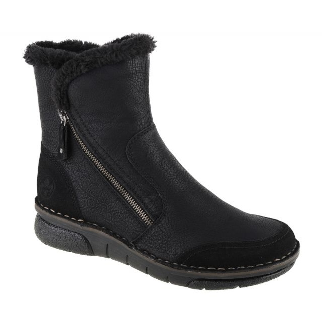 Stivaletti Rieker W 73371-00 nero